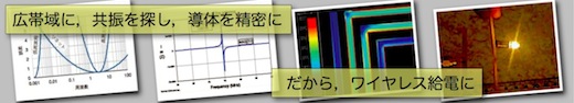 Sonnetは,他の高周波用電磁界シミュレータより広い周波数範囲で使用でき,圧倒的に高速な周波数解析で鋭い共振を見逃さず,ワイヤレス給電のパフォーマンスを支配する導体損失を精密に解析します.